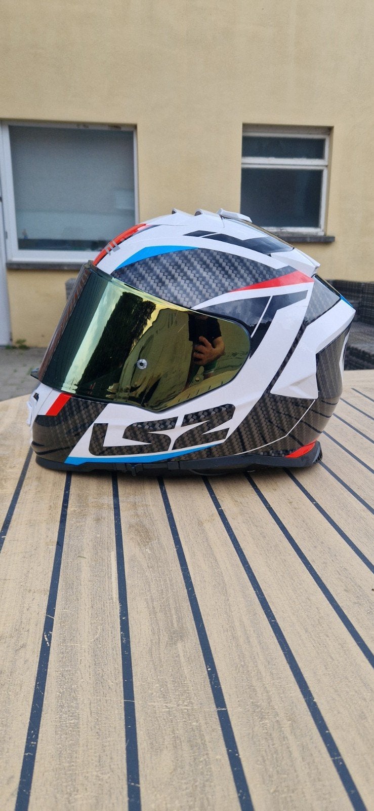 LS2 storm motor helm, Ophalen, XS