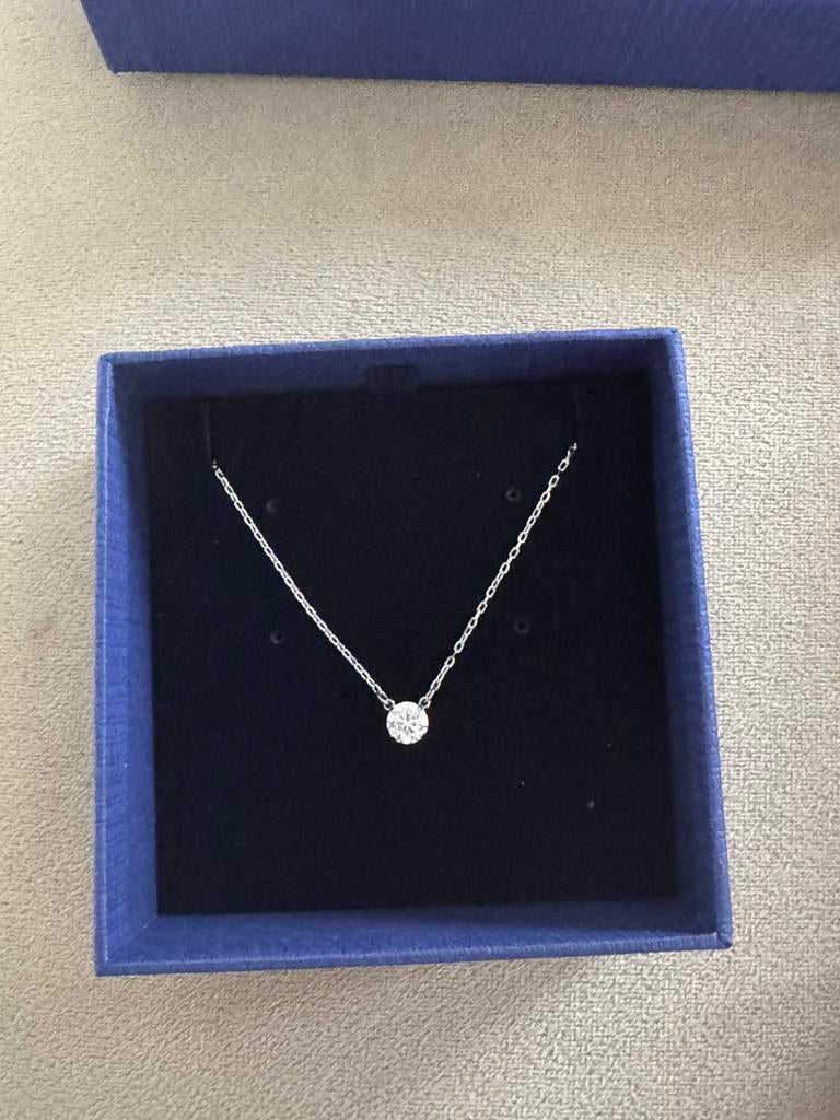 Collier Swarovski, Enlèvement ou Envoi, Neuf, Argent