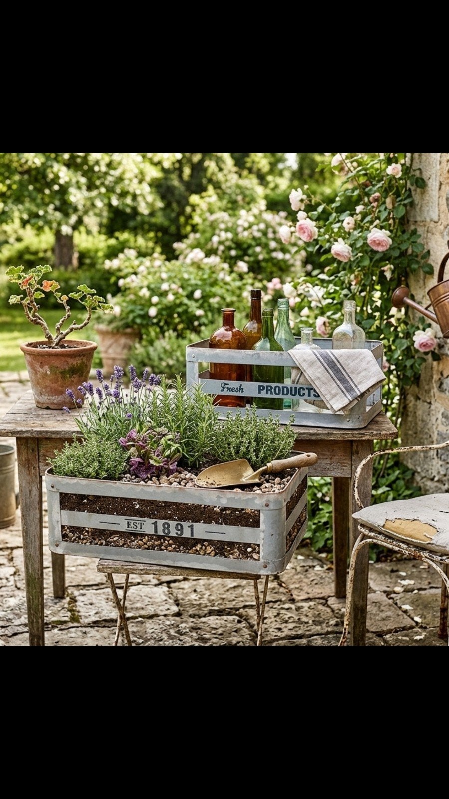 Brocante opbergkratten, Enlèvement