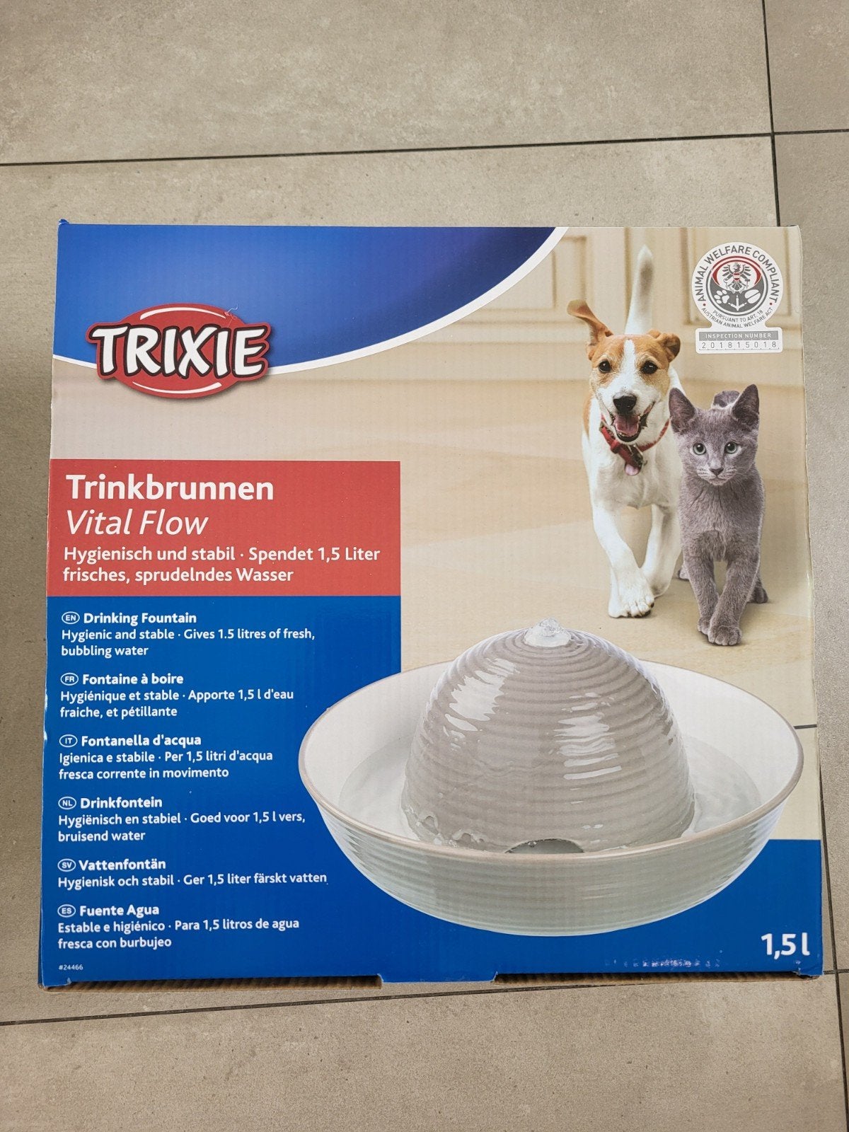 drinkfontein kat of hond., Animaux & Accessoires, Nourriture & Abreuvoirs pour chats, Enlèvement, Neuf