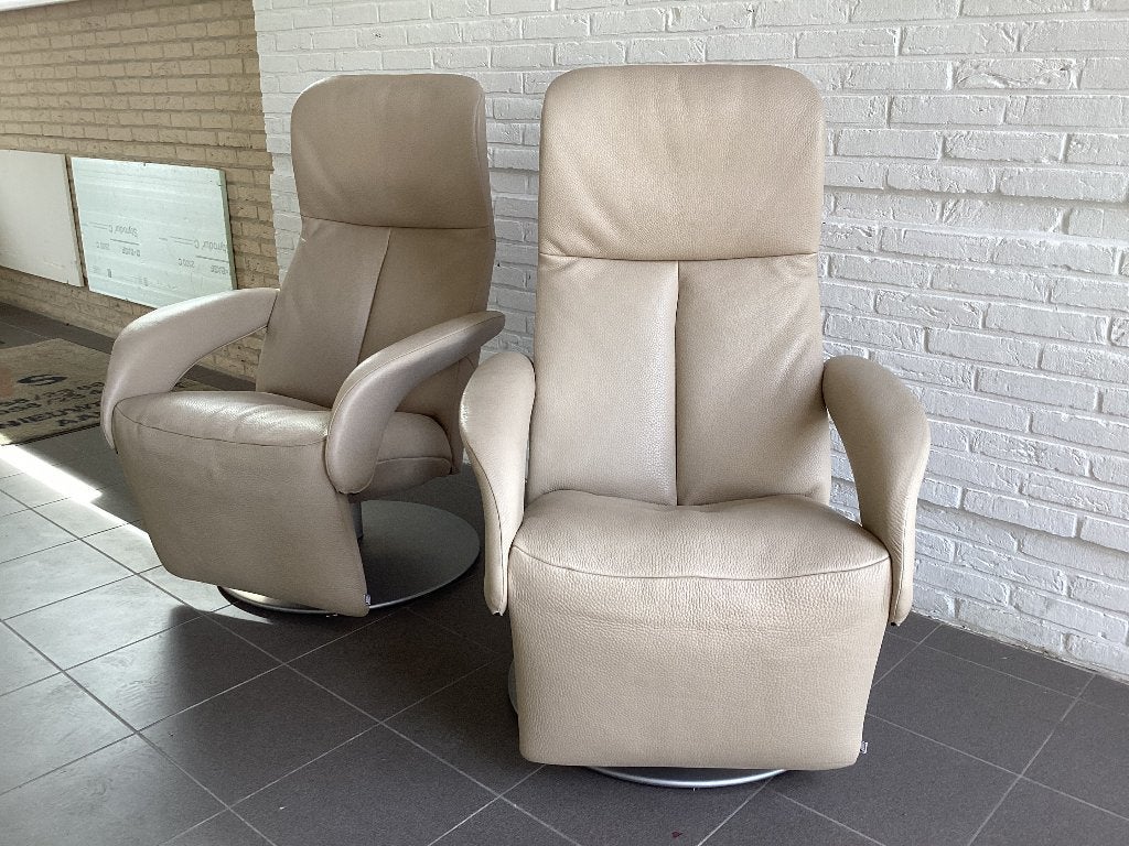 Set Jori relaxen Symphony+kussen(recente modellen), Ophalen, Zo goed als nieuw, Leer, Durlet knol Sede leolux stressless hukla