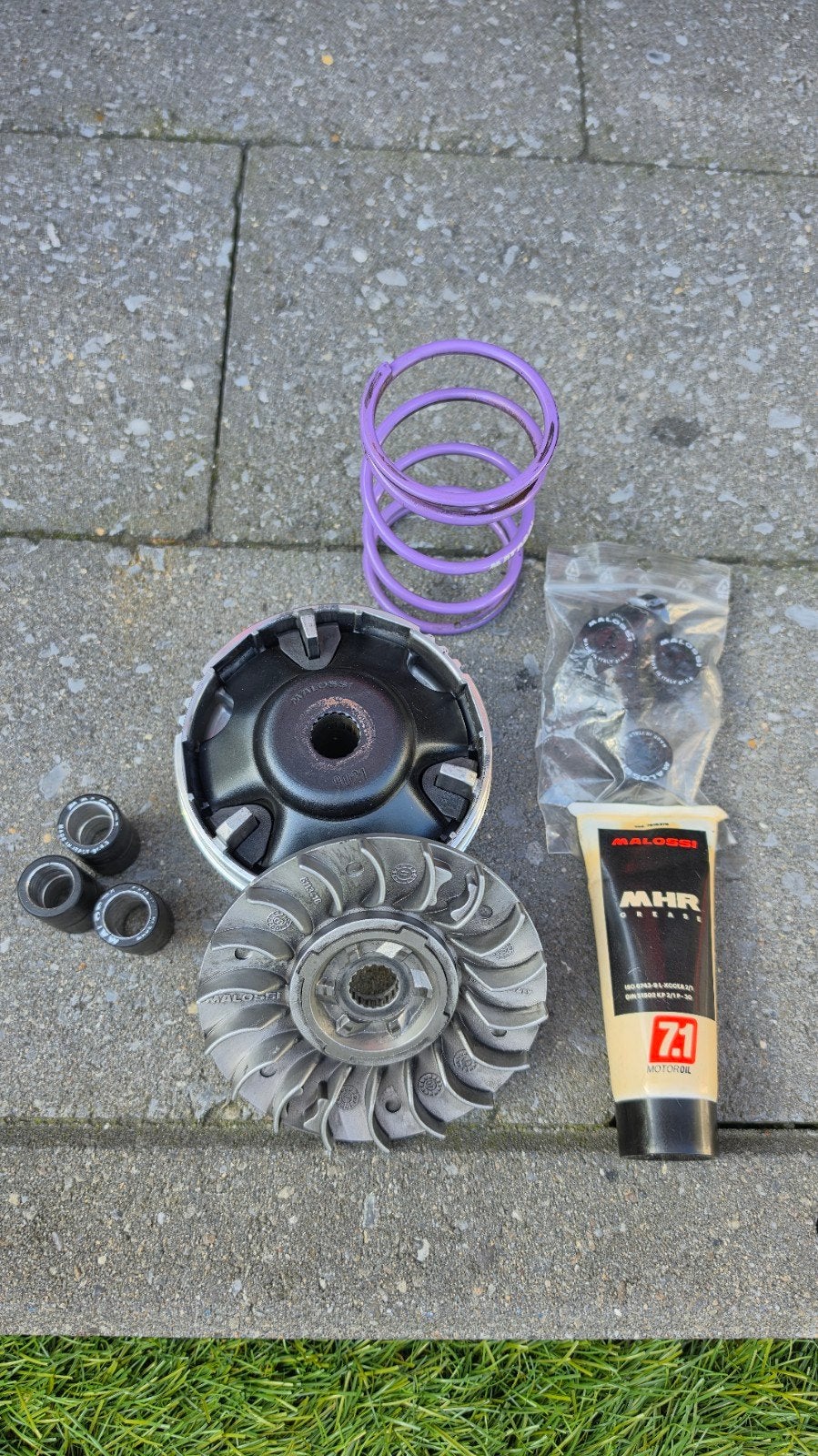malossi vario +rolletjes +drukveer, Fietsen en Brommers, Ophalen of Verzenden