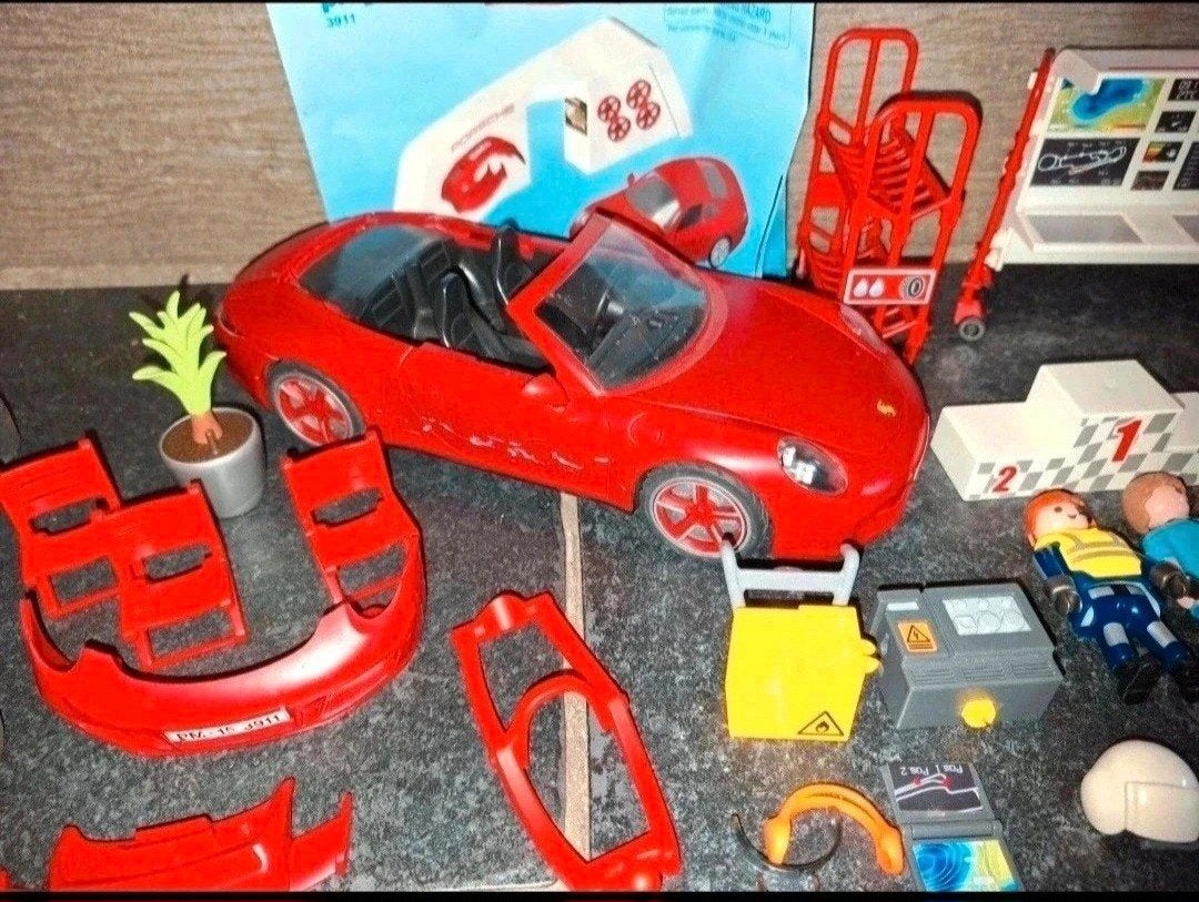 lot Porshe et Turing Playmobil avec batterie, Enlèvement ou Envoi