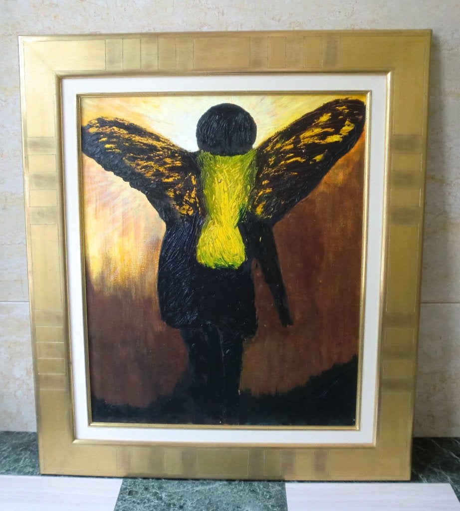 Schilderij met Schleiper kader., Enlèvement, Toile