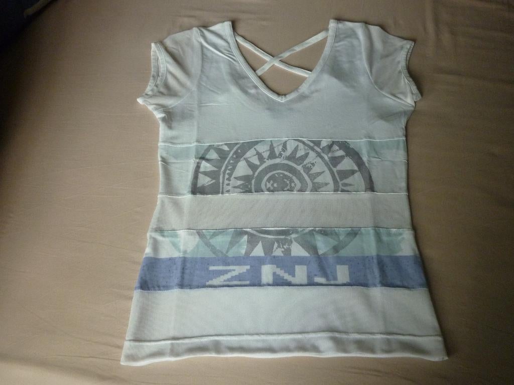 T-shirt ZNJ, Kleding | Dames, Maat 38/40 (M), ZNJ, Wit, Ophalen of Verzenden