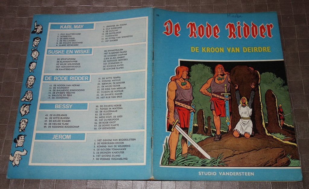 De Rode Ridder nr's 26-27-29-30 in 1ste druk., Plusieurs BD, Enlèvement ou Envoi, Utilisé, Willy Vandersteen