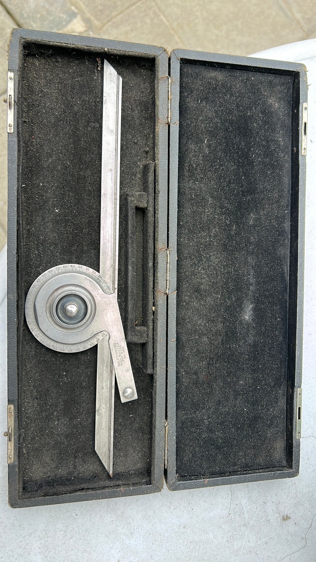 Vintage universele gradenboog Starrett nr 360, Doe-het-zelf en Bouw, Ophalen of Verzenden, Gebruikt