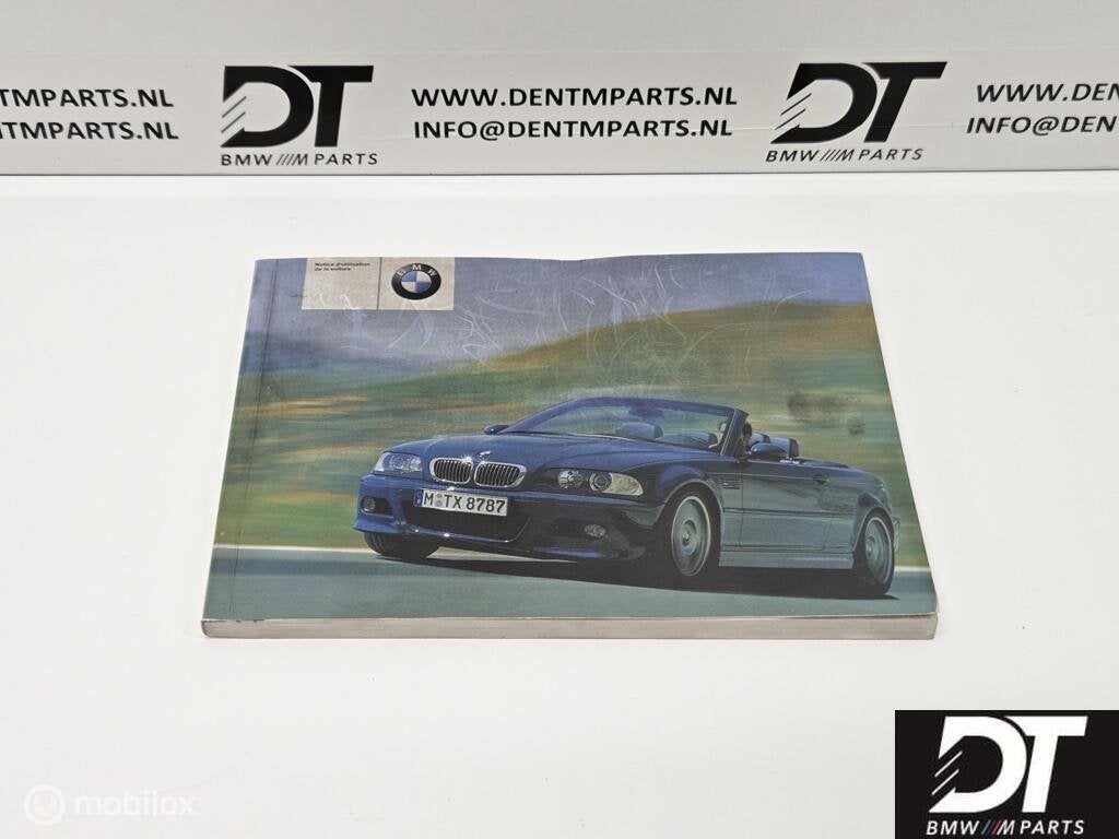 Handleiding BMW E46 M3 Cabrio Frans, Gebruikt, Ophalen of Verzenden, BMW, BMW