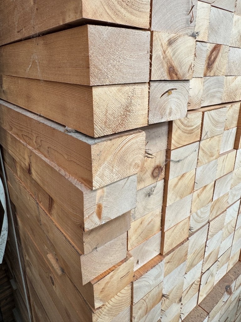 Houten balkjes, Ophalen, 25 tot 50 mm, Nieuw, Balk