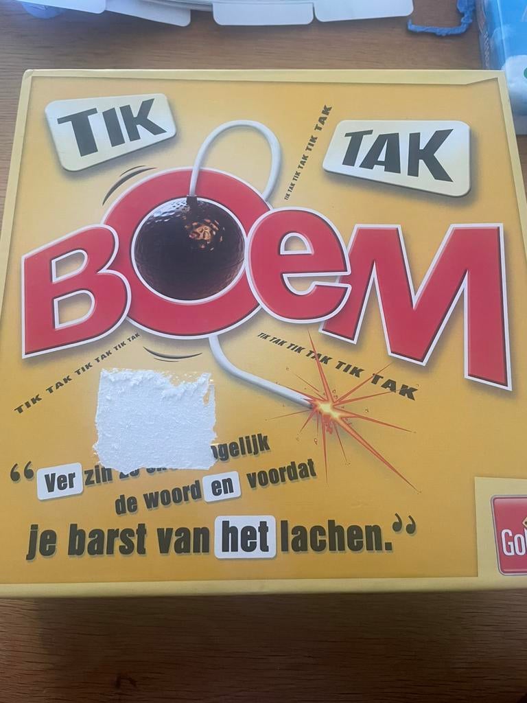 Tik tak boem, Hobby en Vrije tijd, Ophalen, Gebruikt