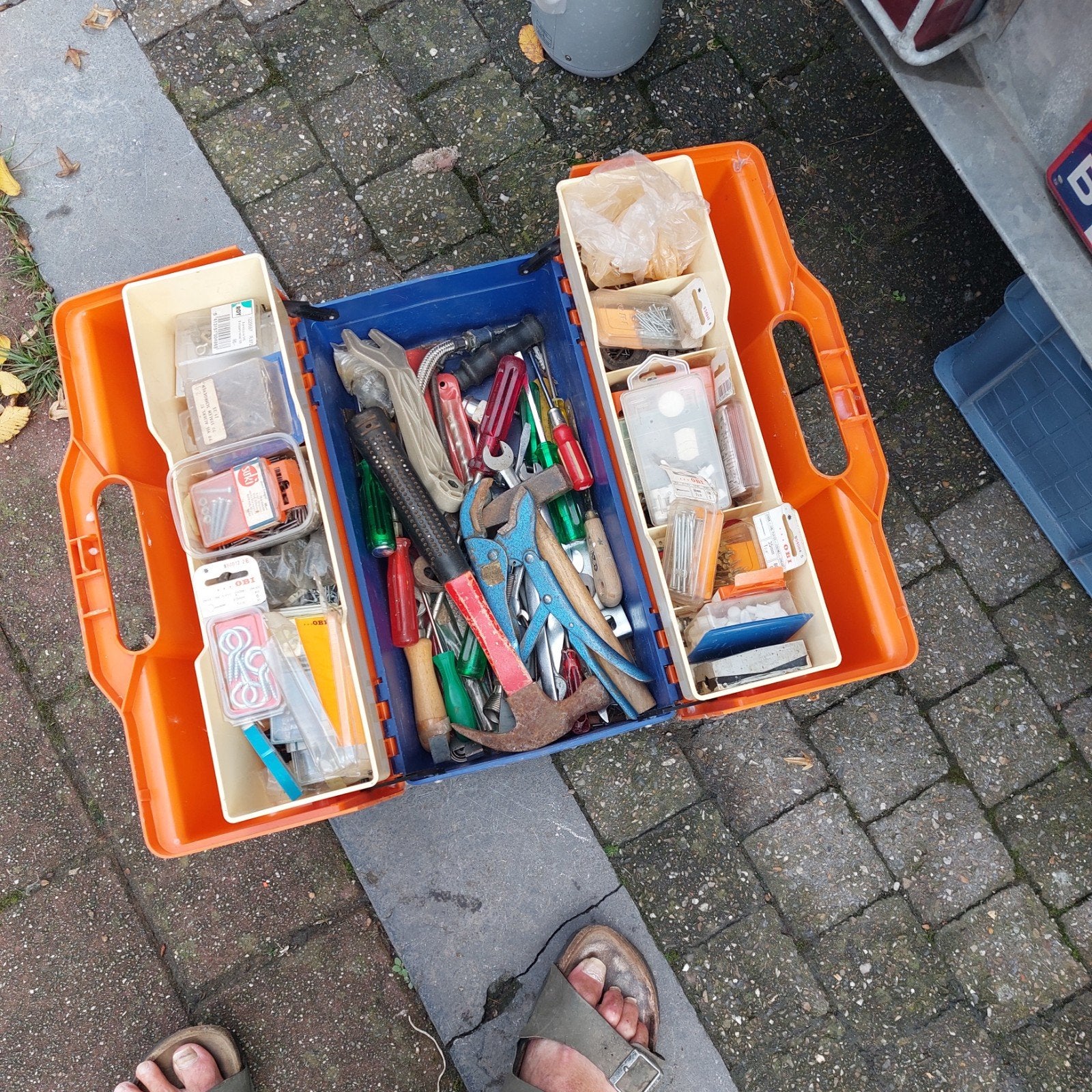 gereedschap allerlei in kist, Doe-het-zelf en Bouw, Ophalen