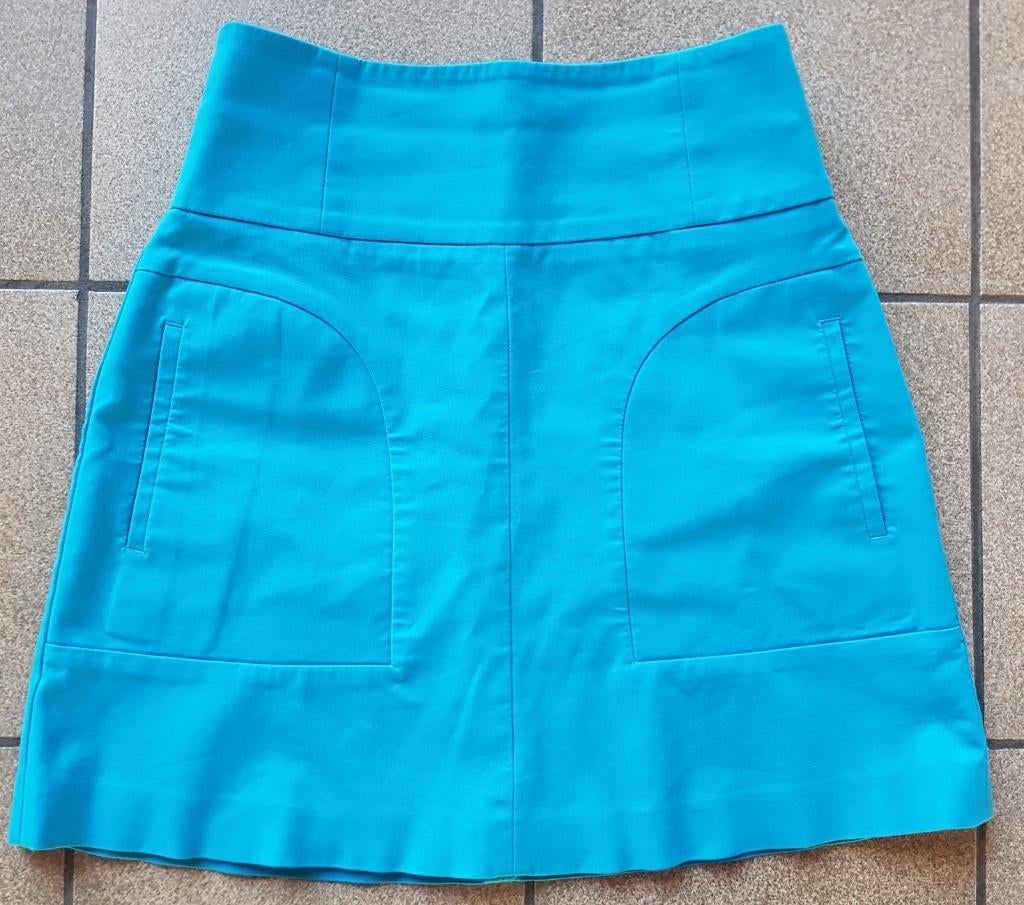 Blauw rokje met zakken, Kleding | Dames, Blauw, Ophalen of Verzenden, Zo goed als nieuw, Maat 36 (S)