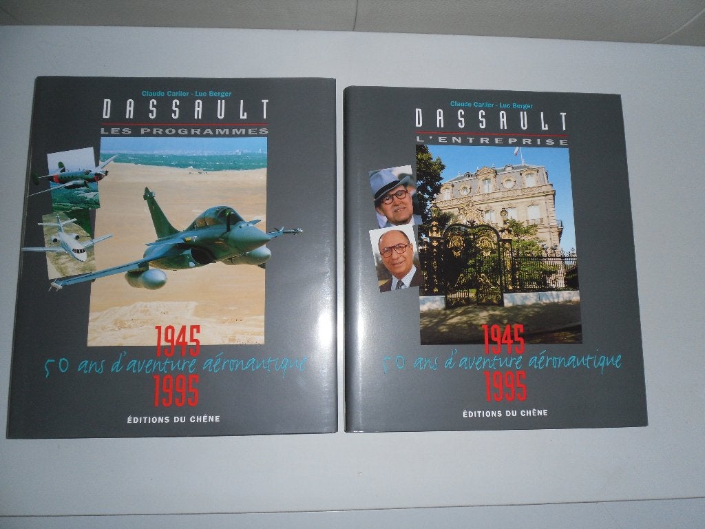 Dassault - 1945- 1995 - 50 ans d'aventure aéronautique, Enlèvement ou Envoi, Utilisé, Claude CARLIER et Luc BERGER, Avion
