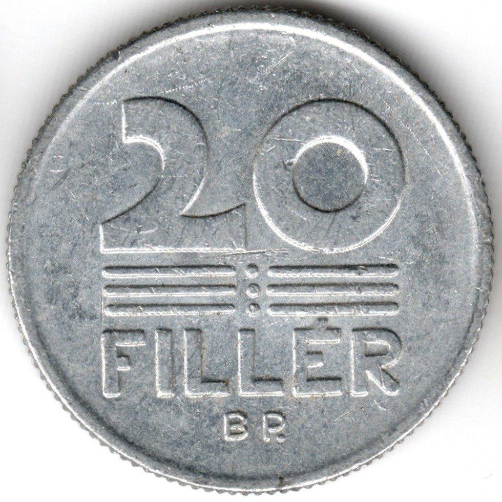 Hongarije : 20 Filler 1983  KM#573  Ref 16222, Postzegels en Munten, Ophalen of Verzenden, Hongarije, Losse munt