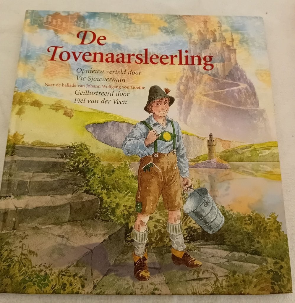 De Tovenaarsleerling - Paul Dukas - boek + cd met muziek, Boeken, Ophalen of Verzenden, Zo goed als nieuw, Vic Sjouwerman, Sprookjes