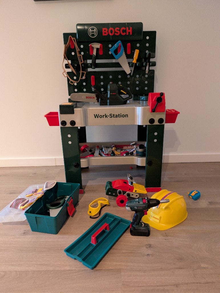 Bosch Work-Station werkbank met veel accessoires, Ophalen, Gebruikt
