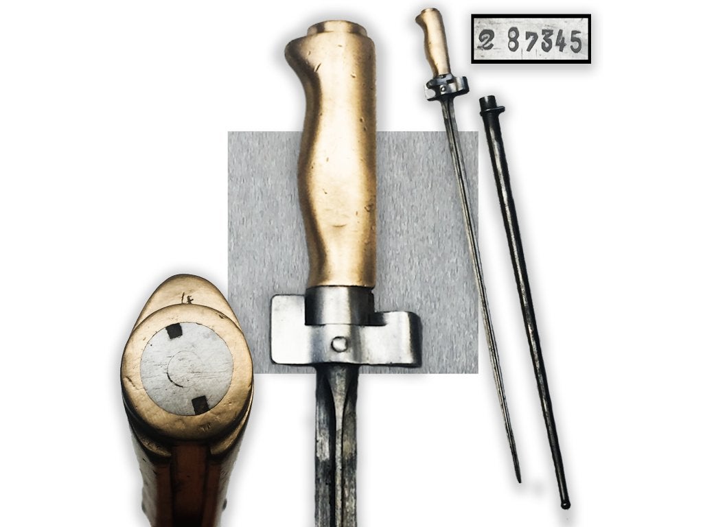 🚨Prachtige LEBEL BAJONET - ROSALIE M1886 - WO1 - Origineel, Verzamelen, Ophalen of Verzenden, Landmacht, Mes of Dolk
