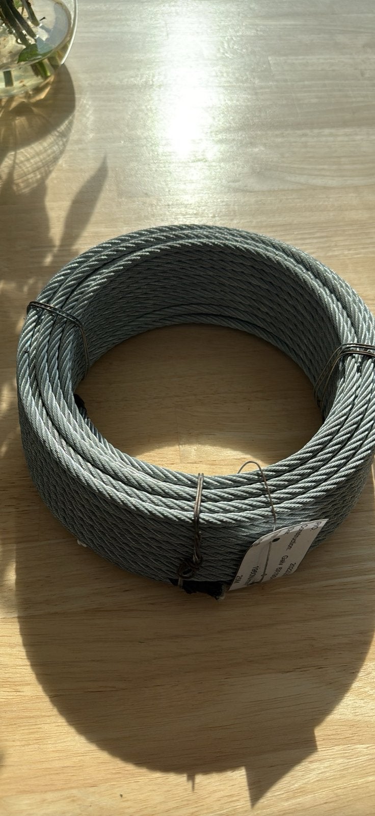gegalvaniseerde staalkabel 25 meter, Ophalen, Zo goed als nieuw