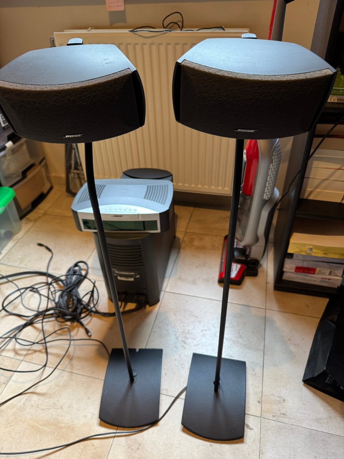 Bose 3-2-1 GS + originele Bose vloerstatieven, Audio, Tv en Foto, Ophalen, Gebruikt