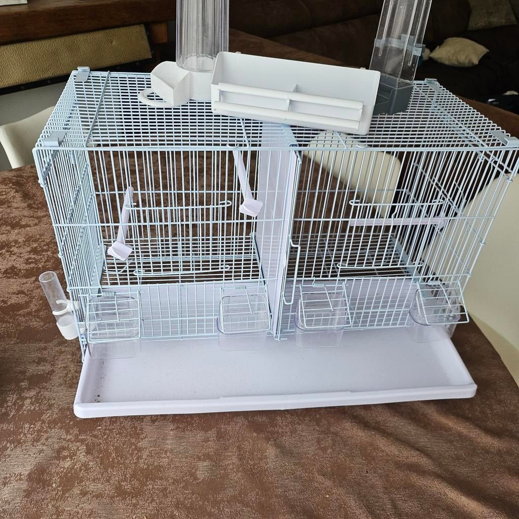 Cage elevage double oiseau, Enlèvement ou Envoi
