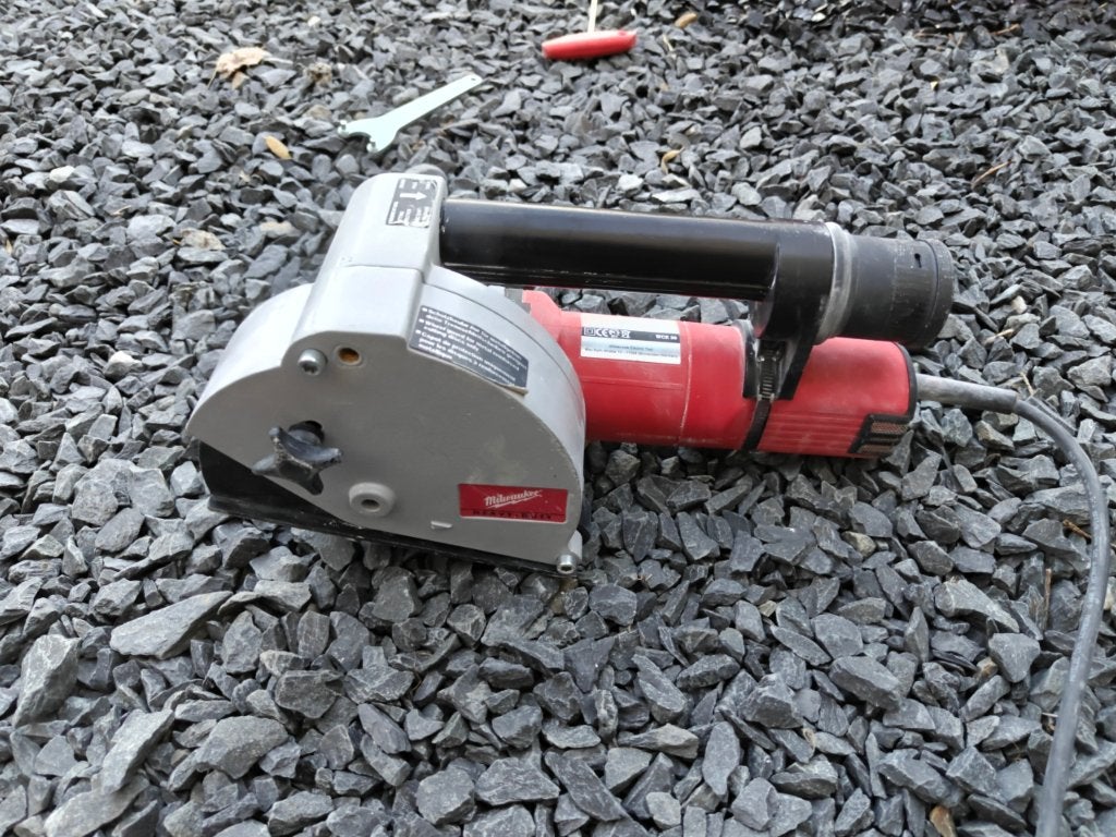 Milwaukee WCE 30 rainureuse, Doe-het-zelf en Bouw, Ophalen, Gebruikt