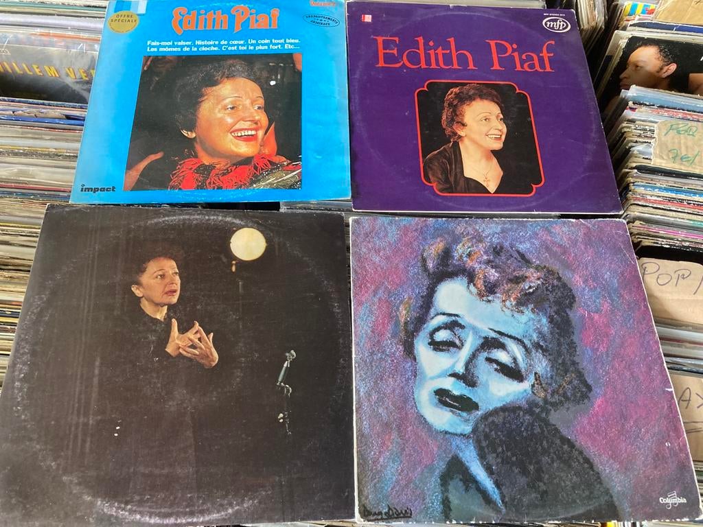 EDITH PIAF/ 4 lp’s samen., CD & DVD, Vinyles | Autres Vinyles, Comme neuf, Enlèvement ou Envoi