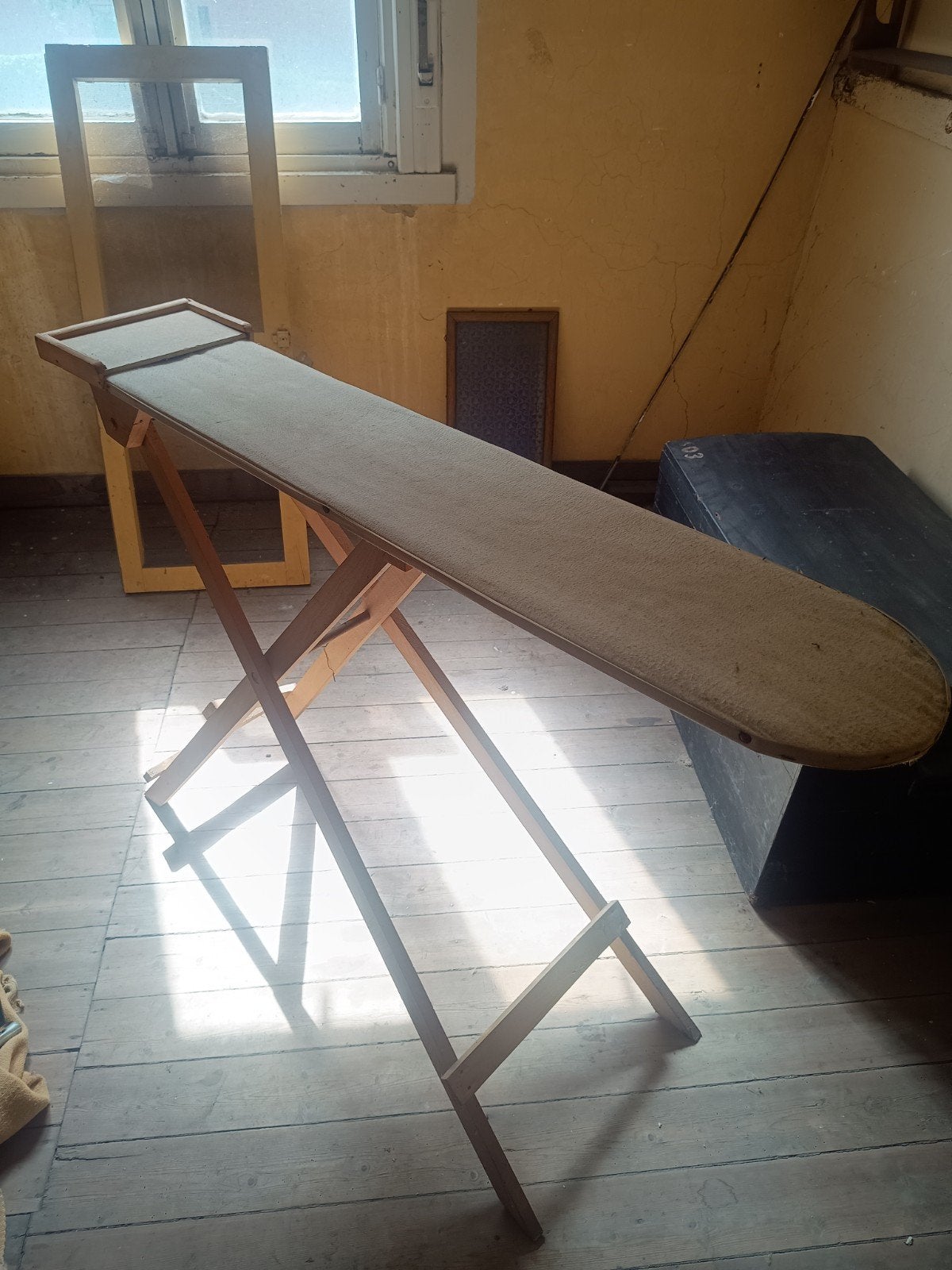 Oude houten strijkplank, Sport en Fitness, Ophalen