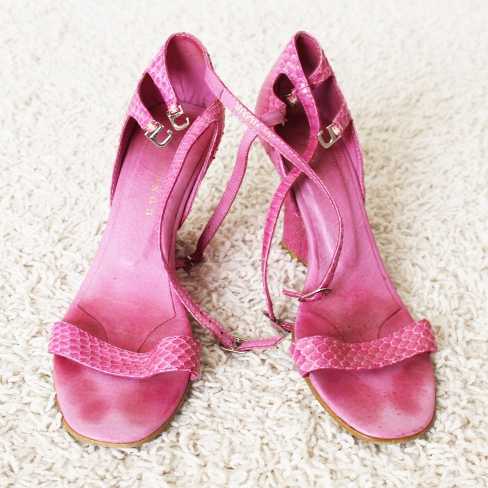 Belles chaussures en cuir Stylesnob roses (taille 37) €20, -, Rose, Escarpins, Comme neuf, Stylesnob
