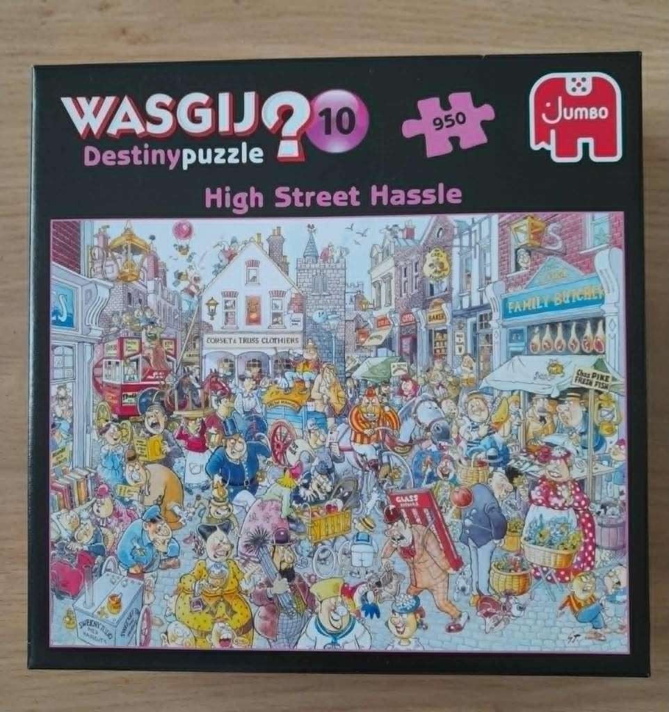 Puzzels Wasgij Destiny 950 stuks, Ophalen of Verzenden, 500 t/m 1500 stukjes, Zo goed als nieuw, Legpuzzel