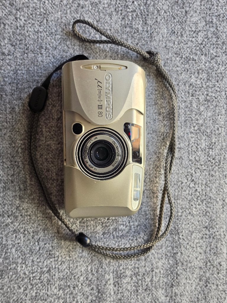 Olympus mju-III 80, Enlèvement ou Envoi, Utilisé, Compact, Olympus