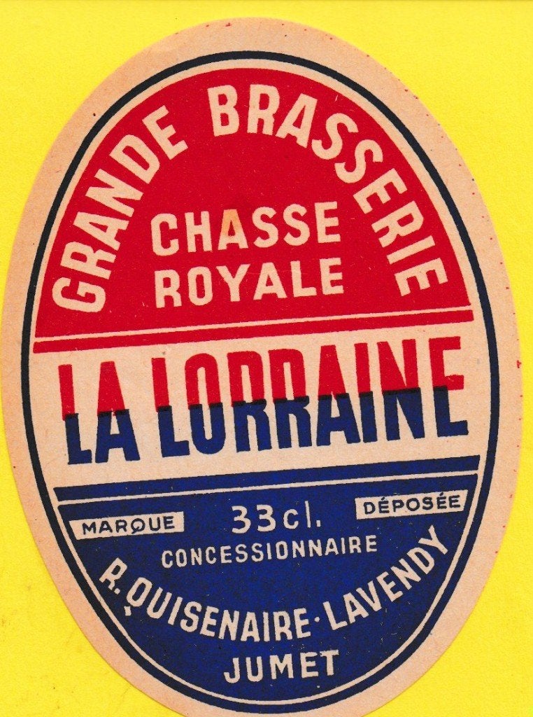 Etiquette Chasse Royale La Lorraine, Enlèvement ou Envoi