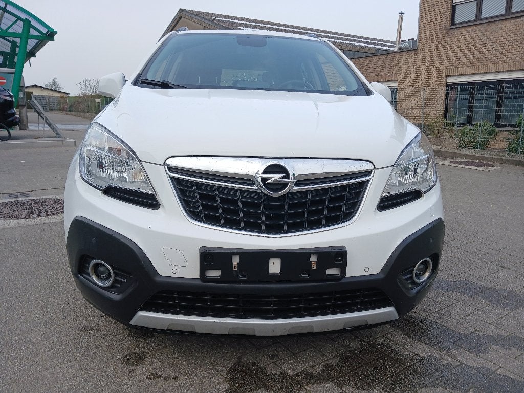 OPEL MOKAA/1700cc TURBO DIESEL/GEKEURD/GARANTIE, Auto's, Opel, Euro 5, Monovolume, Elektronische parkeerrem, Wit