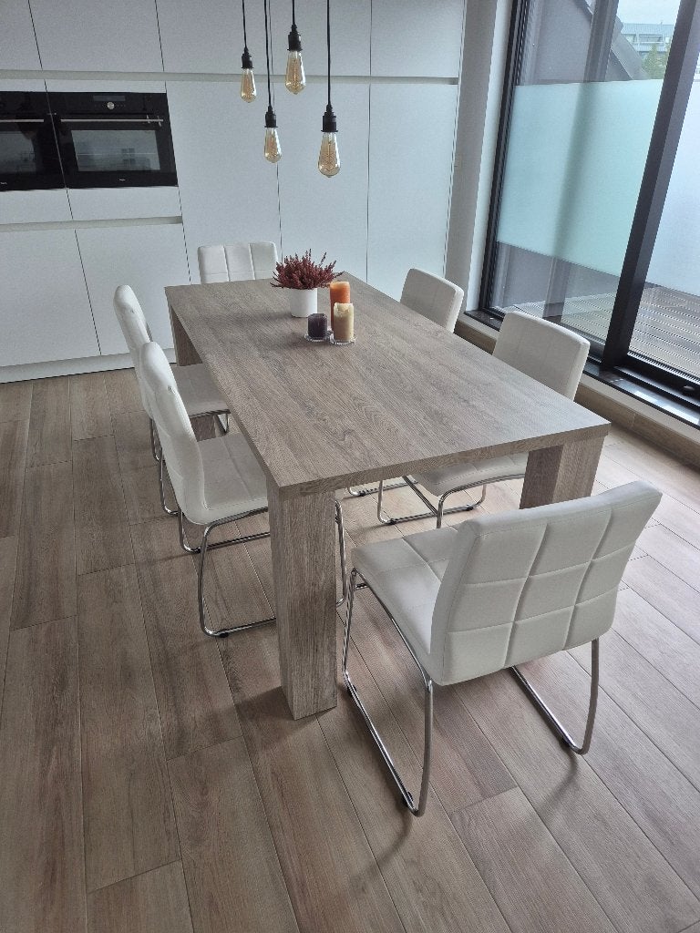 Eettafel, Ophalen, Rustiek, 50 tot 100 cm, Zo goed als nieuw