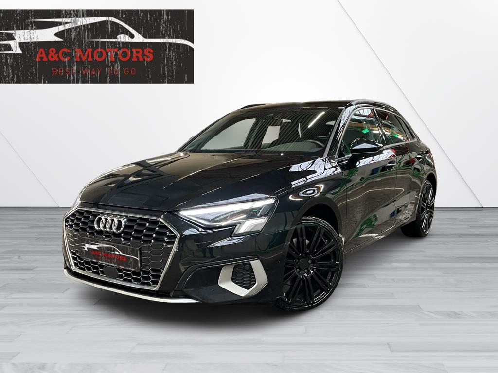 Audi A3 Sportback 35 Tdi(euro6d)Automaat/matrix, Auto's, Stof, 4 cilinders, 5 deurs, 1500 kg
