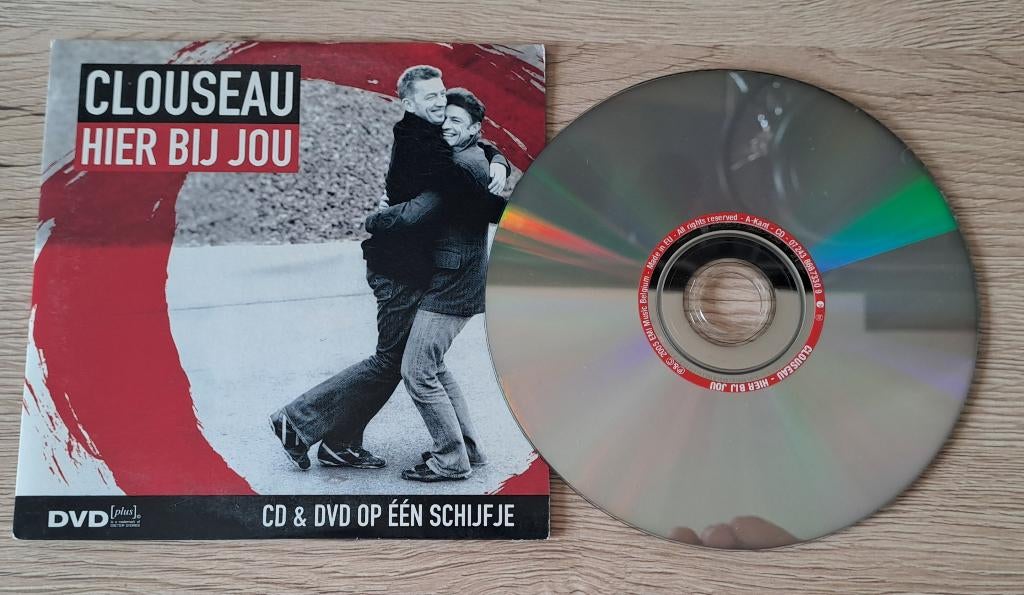 Clouseau - Hier Bij Jou CD + DVD, CD & DVD, CD Singles, En néerlandais, Enlèvement ou Envoi, Maxi-single, 1 single