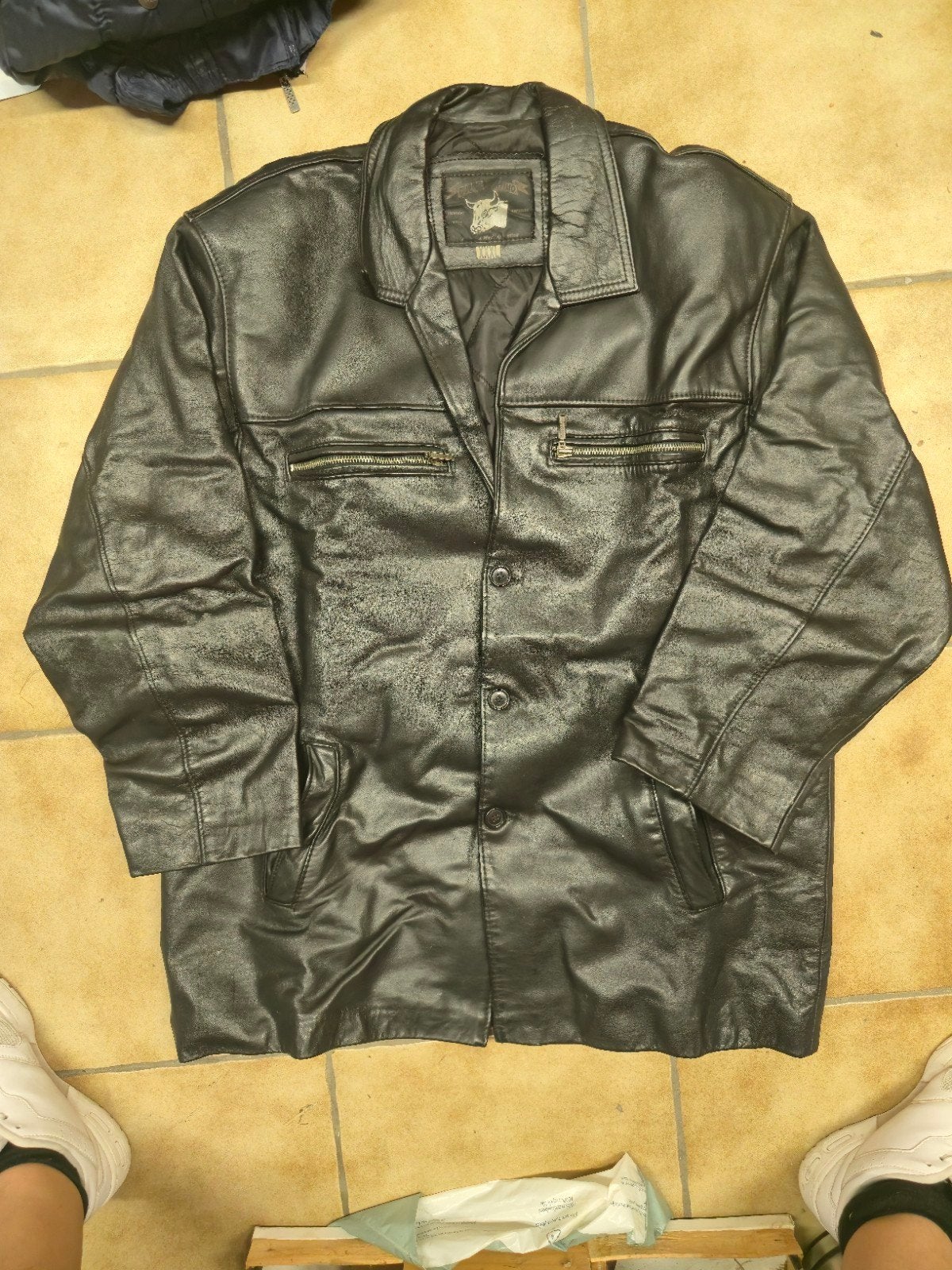 veste cuir véritable XXXL, Enlèvement