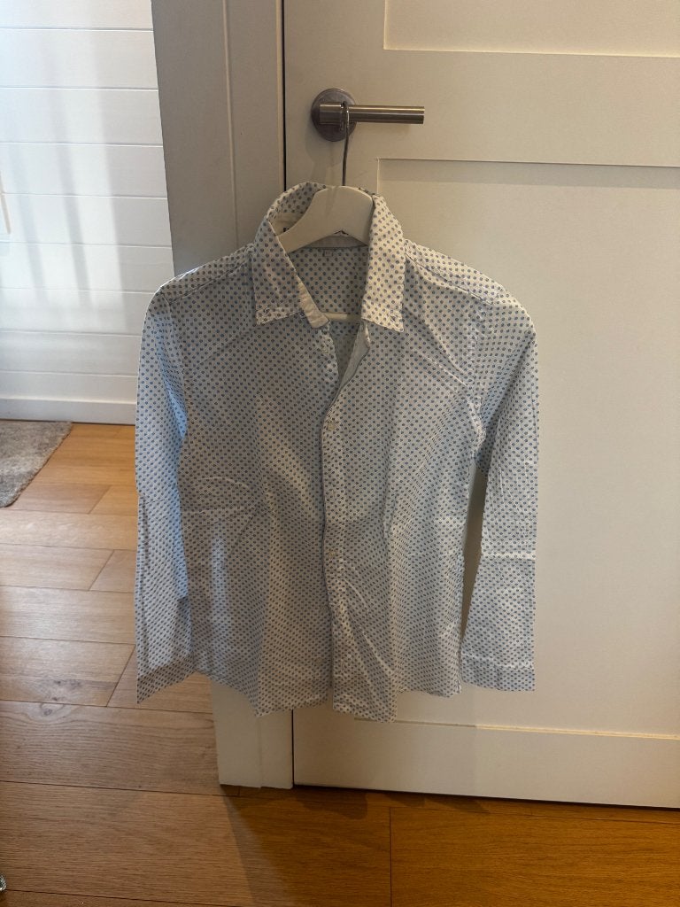 Hemd jongens lange mouwen 164 Gymp, Garçon, Chemise ou Chemisier, Enlèvement, Utilisé