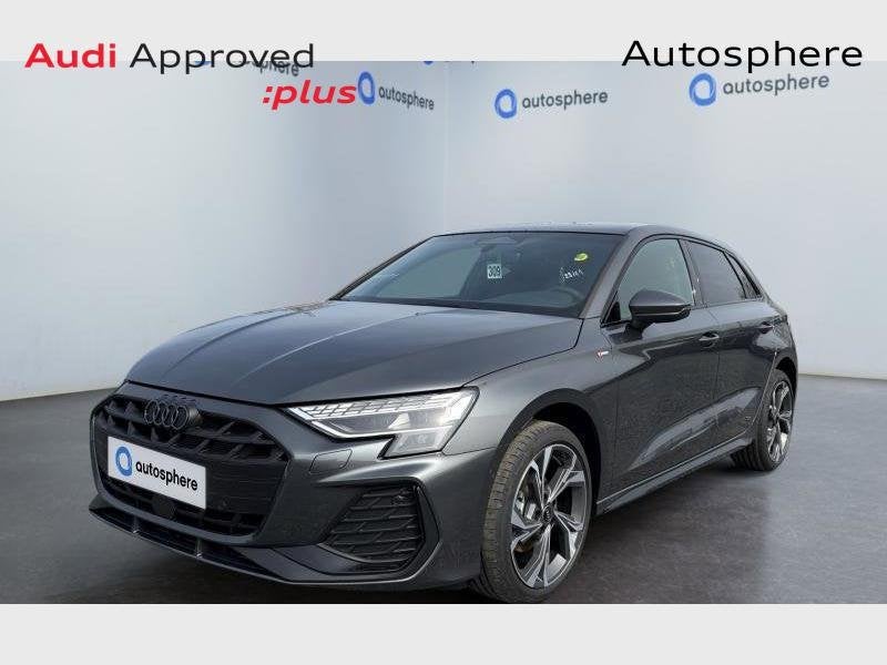 Audi A3 Sportback A3 Sportback 30 TFSI MHEV S line S tronic, Auto's, Audi, Automaat, Navigatiesysteem, Zilver of Grijs, Stadsauto