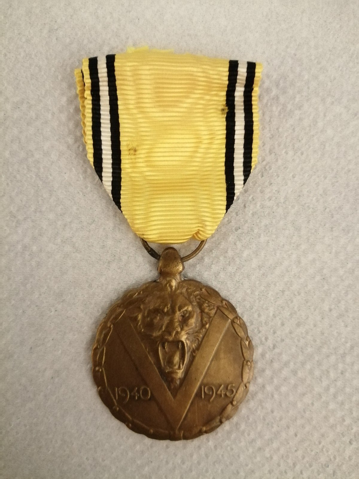 Belgische medaille, Enlèvement ou Envoi, Or