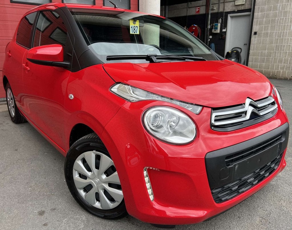 Citroën C1 1.0 VTi Airscape Shine S + CLIM + CAR-PASS + CLI, Auto's, 4 zetels, Gebruikt, Euro 6, Bedrijf