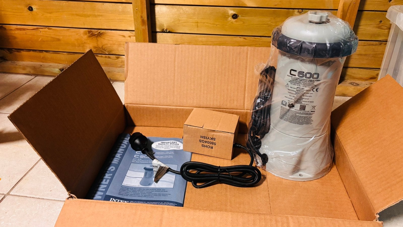 Intex C600 zwembadpomp, Ophalen, Nieuw, Zwembadpomp