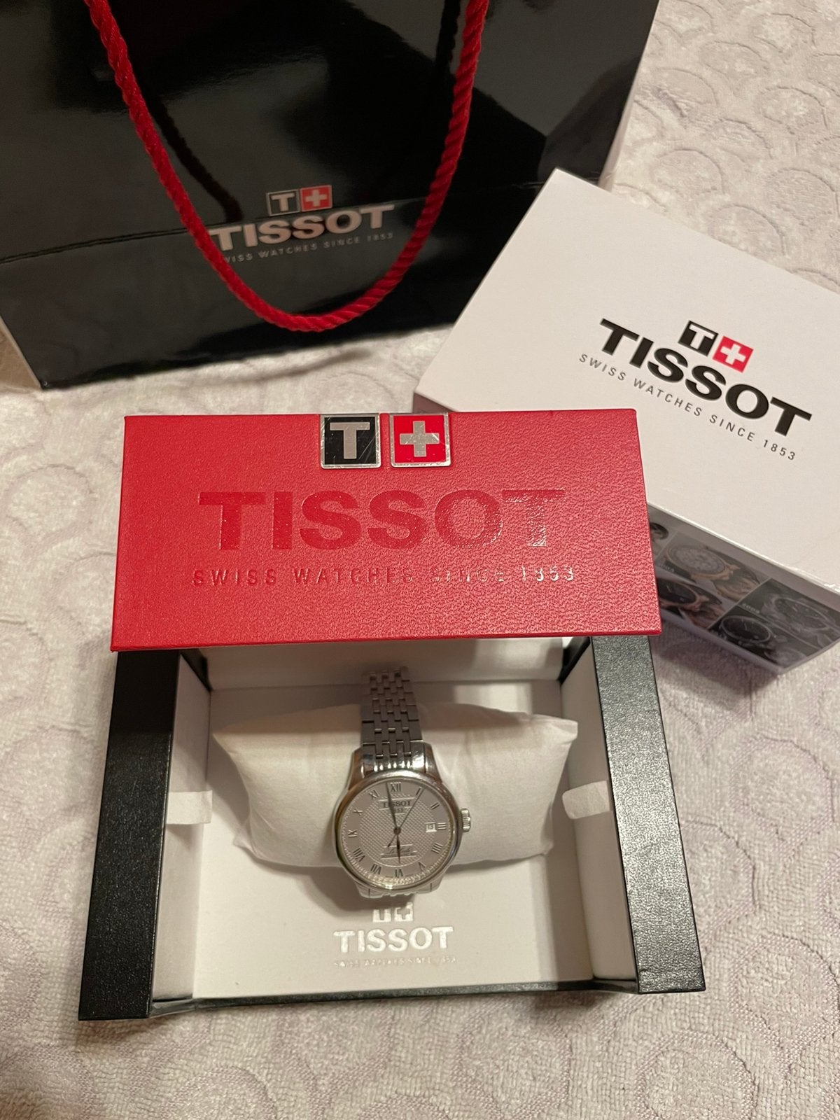 Tissot Automatique Homme, Montre-bracelet, Autres marques, Enlèvement ou Envoi, Acier