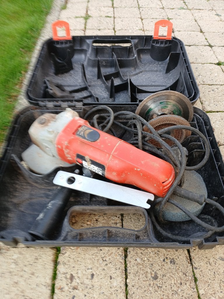 Haakse handslijpmachine, Doe-het-zelf en Bouw, Gereedschap | Slijpmachines, Ophalen, Gebruikt, 700 tot 1000 watt, Haakse handslijpmachine