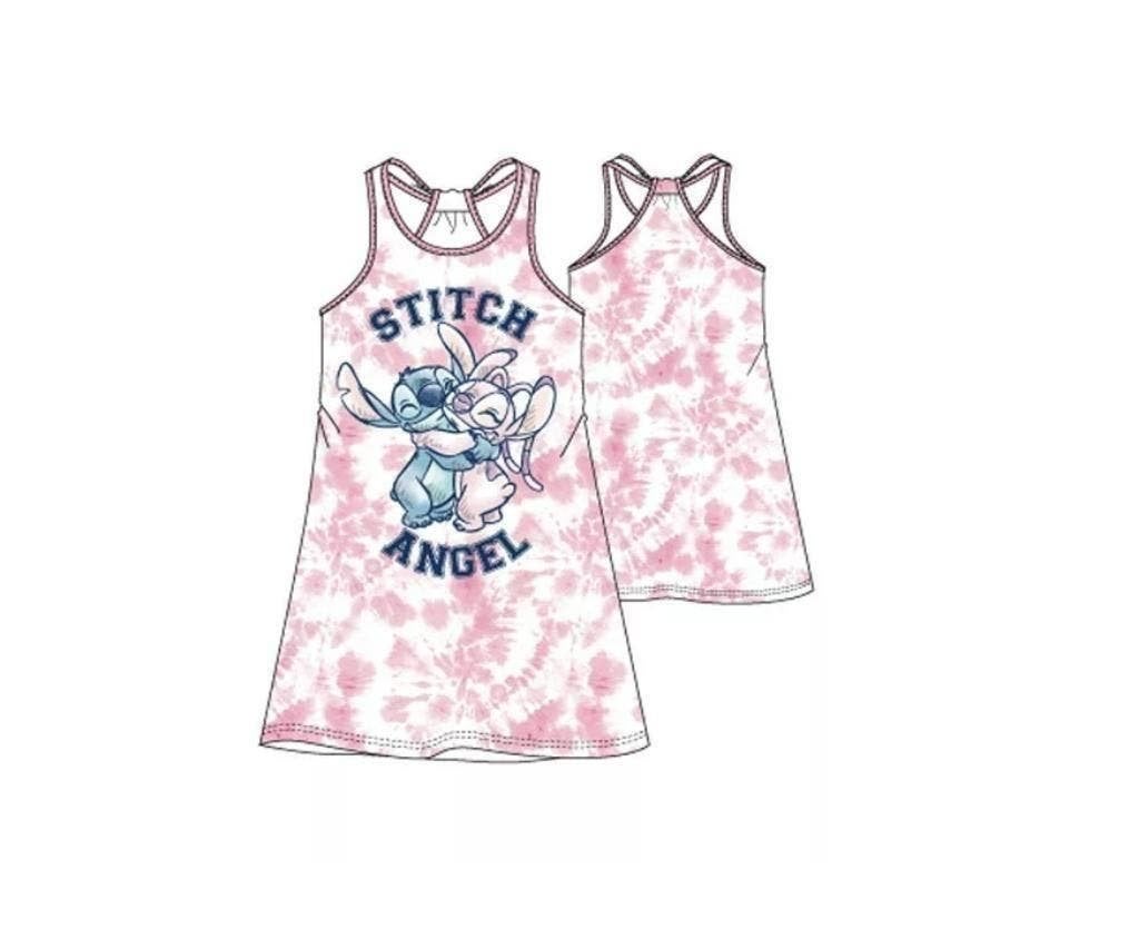Stitch en Angel Zomerjurk Disney -Mt 98 - 104 - 116 - Katoen, Kinderen en Baby's, Meisje, Nieuw, Jurk of Rok, Gabby