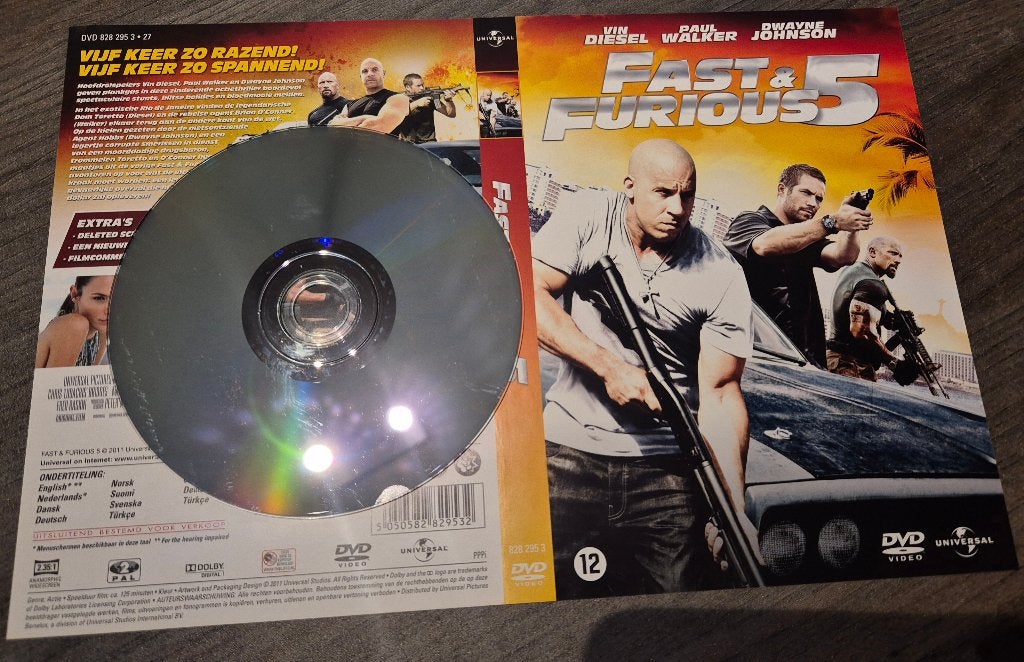 * Fast & furious 5, CD & DVD, DVD | Action, Comme neuf, Action, À partir de 12 ans, Enlèvement ou Envoi