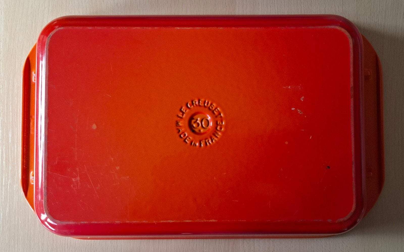 le creuset ovenschotel, Ophalen