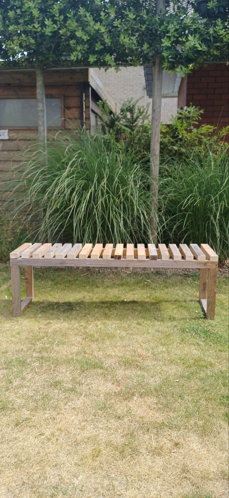 Houten bankje 150cm kan dichtbij leveren, Ophalen