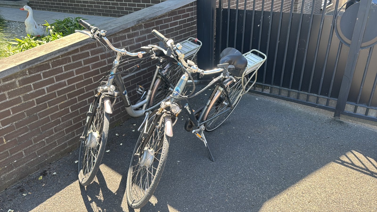 2 elektrische fietsen heren/vrauwen werken perfect, Enlèvement, Comme neuf