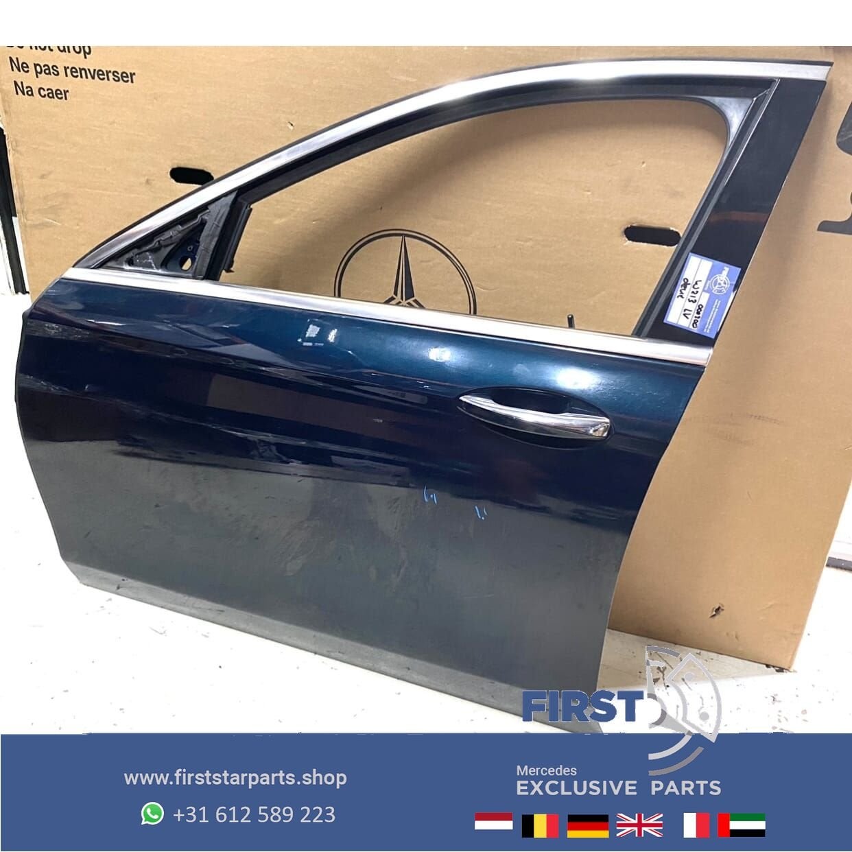 COMPLETE W213 S213 DEUR LINKSVOOR Mercedes E Klasse 2016-202, Gebruikt, -, Deur, Voor
