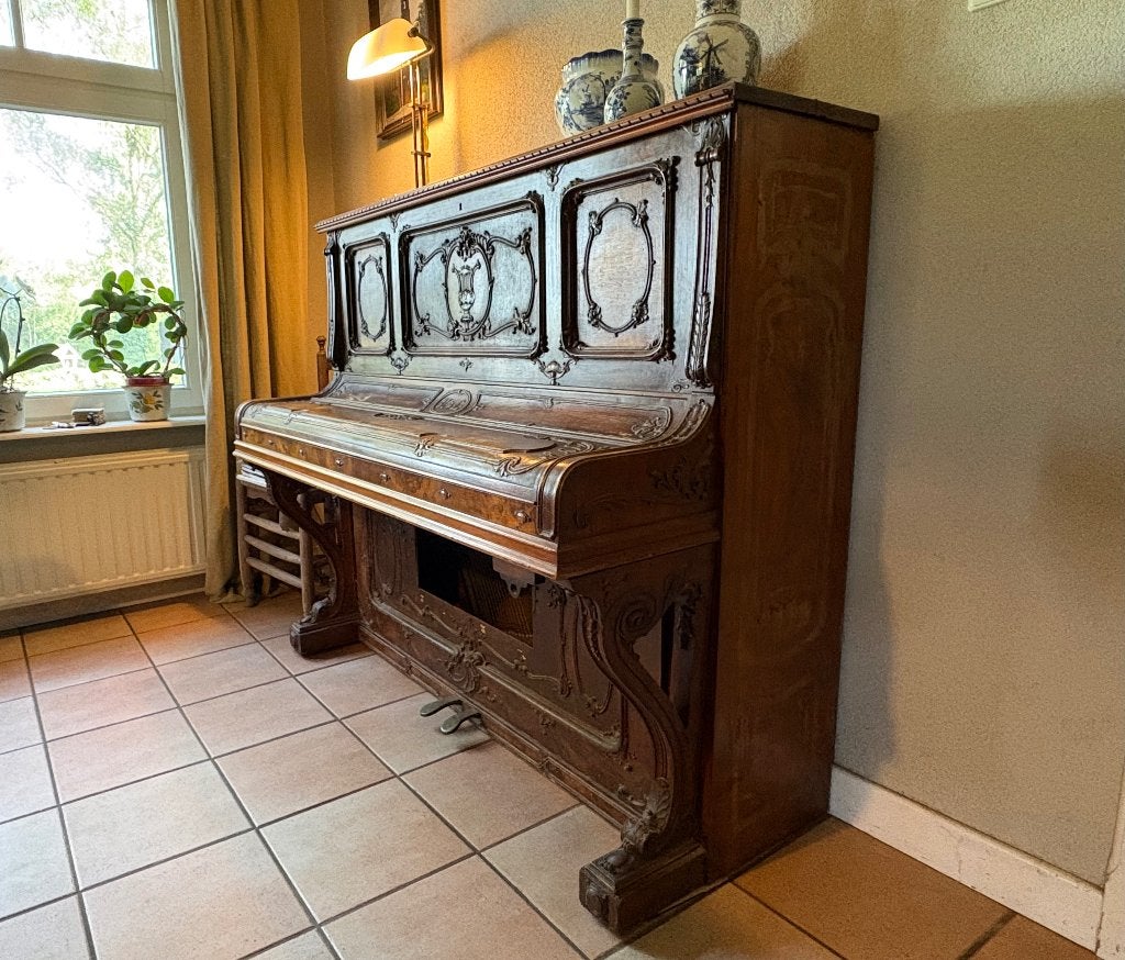 Piano ancien P. Riesenburger, Enlèvement, Utilisé, Autres couleurs, Piano